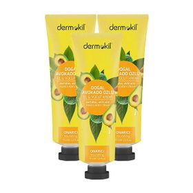 Dermokil Avokado Özlü 3x75 ml El ve Vücut Kremi