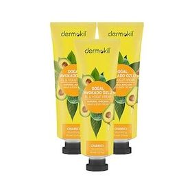 Dermokil Avokado Özlü 3x75 ml El ve Vücut Kremi