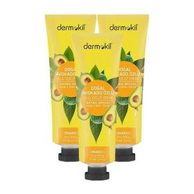 Dermokil Avokado Özlü 3x75 ml El ve Vücut Kremi