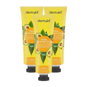 Dermokil Avokado Özlü 3x75 ml El ve Vücut Kremi