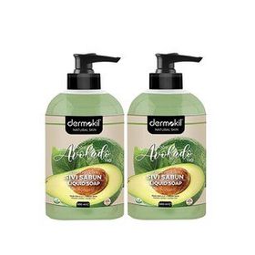 Dermokil Avokado Özlü Doğal 2x500 ml Sıvı Sabun