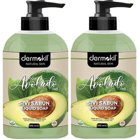 Dermokil Avokado Özlü Doğal 2x500 ml Sıvı Sabun