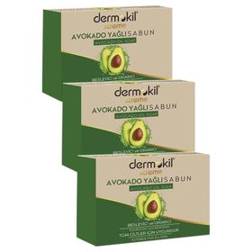 Dermokil Avokado Yağı 3x100 g Katı Sabun