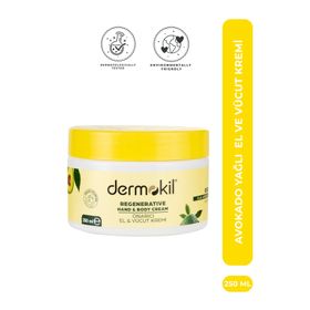 Dermokil Avokado Yağlı 250 ml El ve Vücut Kremi