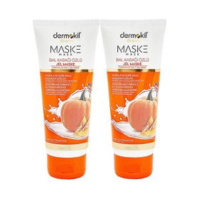 Dermokil Balkabağı Özlü 2x75 ml Jel Yüz Maskesi