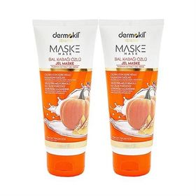 Dermokil Balkabağı Özlü 2x75 ml Jel Yüz Maskesi
