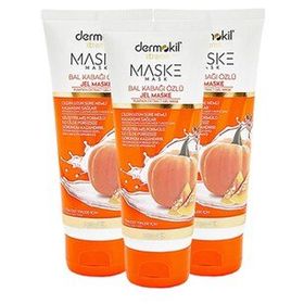 Dermokil Balkabağı Özlü 3x75 ml Jel Yüz Maskesi