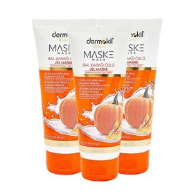 Dermokil Balkabağı Özlü 3x75 ml Jel Yüz Maskesi