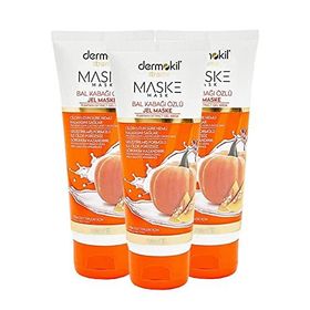 Dermokil Balkabağı Özlü 3x75 ml Jel Yüz Maskesi