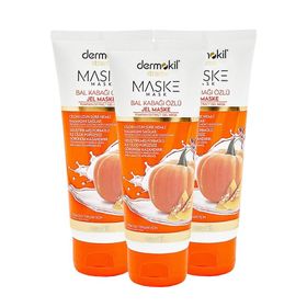 Dermokil Balkabağı Özlü 3x75 ml Jel Yüz Maskesi