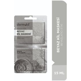 Dermokil Beyazlatıcı Etkili 15 ml Beyaz Kil Maskesi