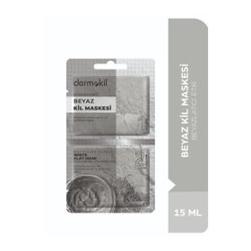 Dermokil Beyazlatıcı Etkili 15 ml Beyaz Kil Maskesi