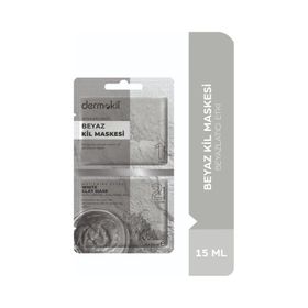 Dermokil Beyazlatıcı Etkili 15 ml Beyaz Kil Maskesi