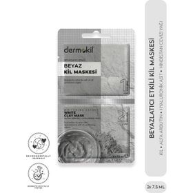 Dermokil Beyazlatıcı Etkili 15 ml Beyaz Kil Maskesi
