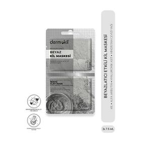 Dermokil Beyazlatıcı Etkili 15 ml Beyaz Kil Maskesi