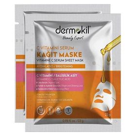 Dermokil C Vitamini 2x23 gr Serum Kağıt Maske