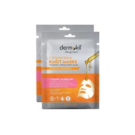 Dermokil C Vitamini 2x23 gr Serum Kağıt Maske