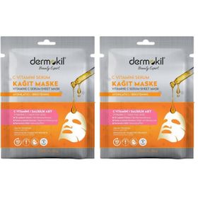 Dermokil C Vitamini 2x23 gr Serum Kağıt Maske
