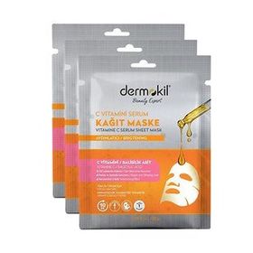 Dermokil C Vitamini 3x23 gr Serum Kağıt Maske
