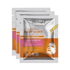 Dermokil C Vitamini 3x23 gr Serum Kağıt Maske