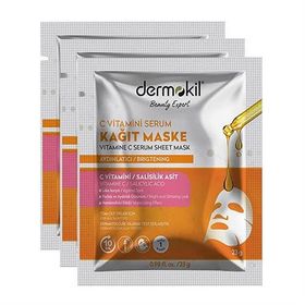 Dermokil C Vitamini 3x23 gr Serum Kağıt Maske