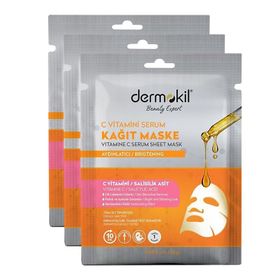 Dermokil C Vitamini 3x23 gr Serum Kağıt Maske