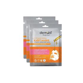 Dermokil C Vitamini 3x23 gr Serum Kağıt Maske