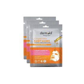 Dermokil C Vitamini 3x23 gr Serum Kağıt Maske