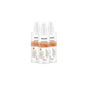 Dermokil Çok Yönlü SPF50 3x200 ml Güneş Koruyucu Sprey