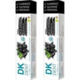 Dermokil Dk Dent Aktif Karbon Kil Beyazlatıcı 2x100 ml Diş Macunu