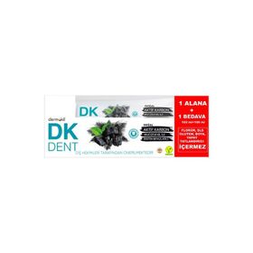 Dermokil Dk Dent Aktif Karbon Kil Beyazlatıcı 2x100 ml Diş Macunu