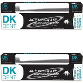 Dermokil Dk Dent Karbonlu 2x75 ml Diş Macunu