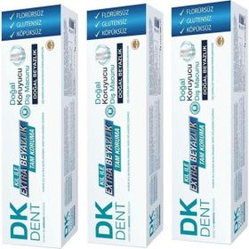 Dermokil Dk Dent Klasik Florürsüz 3x75 ml Diş Macunu