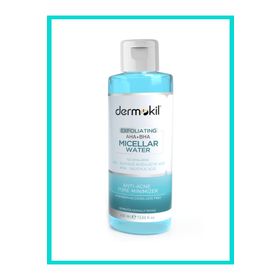 Dermokil Exfoliating AHA+ BHA+ 400 ml Makyaj Temizleme Suyu