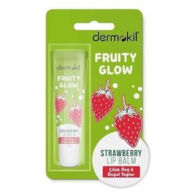 Dermokil Fruity Glow Çilekli 15 ml Dudak Nemlendiricisi
