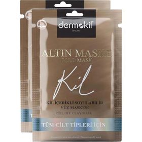 Dermokil Gold 2x15 ml Kil İçerikli Soyulabilir Yüz Maskesi
