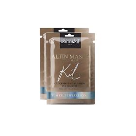 Dermokil Gold 2x15 ml Kil İçerikli Soyulabilir Yüz Maskesi