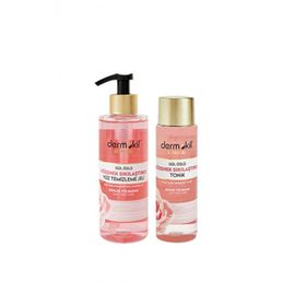 Dermokil Gül Özlü 300 ml Yüz Temizleme Jeli + Gül 200 ml Tonik