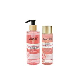 Dermokil Gül Özlü 300 ml Yüz Temizleme Jeli + Gül 200 ml Tonik