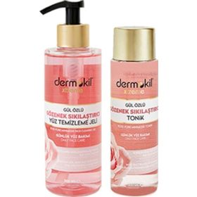 Dermokil Gül Özlü 300 ml Yüz Temizleme Jeli + Gül 200 ml Tonik