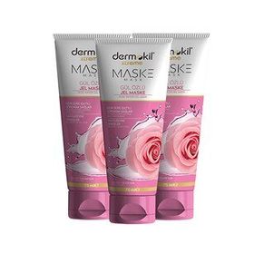 Dermokil Gül Özlü 3x75 ml Jel Yüz Maskesi