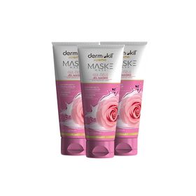 Dermokil Gül Özlü 3x75 ml Jel Yüz Maskesi