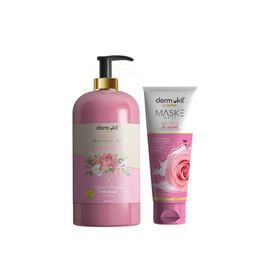 Dermokil Gül Özlü 500 ml Jel Sabun + Gül Özlü 75 ml Maske
