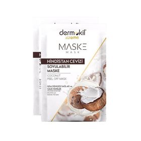 Dermokil Hindistan Cevizi 2x15 ml Soyulabilir Yüz Maskesi