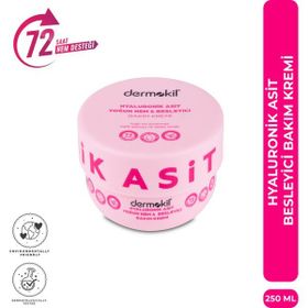 Dermokil Hyaluronik Asit 250 ml Yoğun Nem ve Besleyici Bakım Kremi