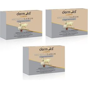 Dermokil Keçi Sütü Özü 3x100 gr Katı Sabun