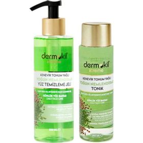 Dermokil Kenevir 400 ml Yüz Temizleme Jeli + Kenevir 200 ml Tonik