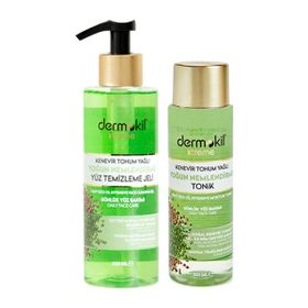 Dermokil Kenevir 400 ml Yüz Temizleme Jeli + Kenevir 200 ml Tonik