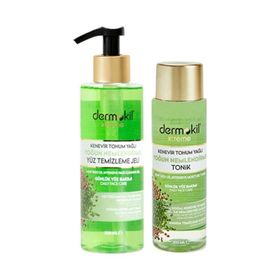 Dermokil Kenevir 400 ml Yüz Temizleme Jeli + Kenevir 200 ml Tonik