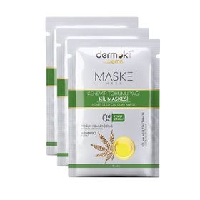 Dermokil Kenevir Tohumu Yağı 3x15 ml Kil Yüz Maskesi